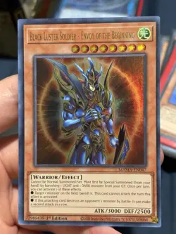 Yu-Gi-Oh Black Luster Soldier - Envoy of the Beginning MAMA-EN047 Ultra Rare 1st - Image 1