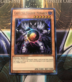 *** CAIUS THE SHADOW MONARCH *** SUPER RARE MINT/NM OP19-EN004 YUGIOH! - Image 1