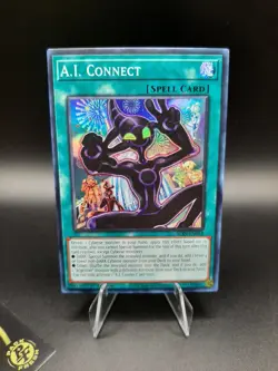 Yu-Gi-Oh! A.I. Connect ALIN-EN054 Super Rare 1st Ed *Pack Fresh* - Image 1
