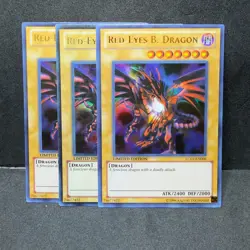 3x Yugioh Red-Eyes B. Dragon LC01-EN006 Ultra Rare - LP-NM 💎 - Image 1
