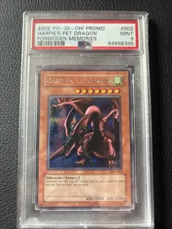 Yu-Gi-Oh! 2002 FMR-002 Harpie's Pet Dragon PSA 9 - Image 1