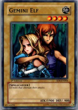 Structure Deck: Spellcaster's Judgment #SD6-EN004 Gemini Elf - Image 1