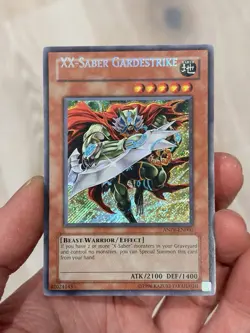 Yugioh Misprint Name Shift XX-Saber Gardestrike ANPR Secret Rare NM - Image 1