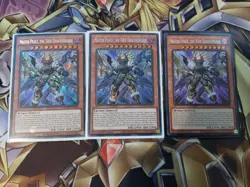 DOOD-EN018 Master Peace, the True Dracoverlord x3 - Secret Rare - Yu-Gi-Oh CARD - Image 1