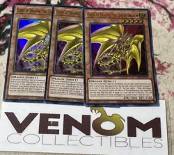 3x (M/NM) Curse of Dragon, the Cursed Dragon LDS1-EN118 Ultra Rare 1st Ed YuGiOh - Image 1