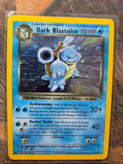 Dark Blastoise Holo Team Rocket 2002 Pokemon Karte 4/110 Legendary Collection - Image 1