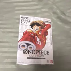 Bandai ONE PIECE Card Game ONE PIECE DAY'24 Japanese Promo Pack 2 Cards Luffy - Image 2