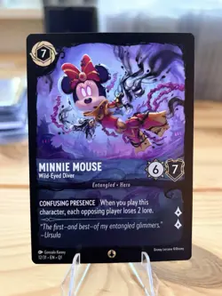 Disney Lorcana TCG Minnie Mouse - Wild-Eyed Diver 12/31 EN - Image 1