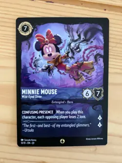 Disney Lorcana TCG Minnie Mouse - Wild-Eyed Diver 12/31 EN - Image 3