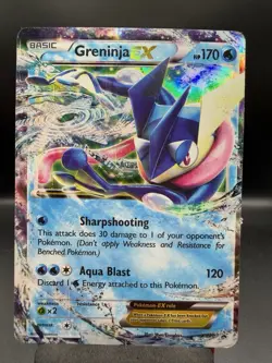 Greninja EX - XY20 - Black Star Promo Holo Pokemon Card HP - Image 1