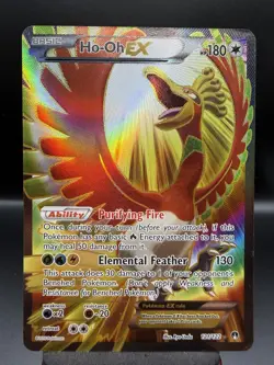 Ho-Oh EX - 121/122 - Pokemon Breakpoint XY Full Art Ultra Rare Card LP - Image 1