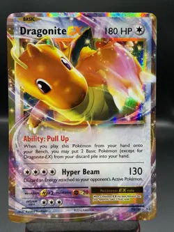 Pokemon Dragonite EX 72/108 XY Evolutions Holo Pokemon Card TCG NM - Image 1