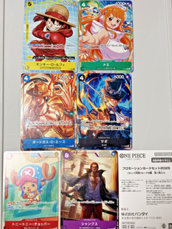 One Piece McDonald's 2025 Promo Pack, 6 Card Set Japanese SEALED - Image 1