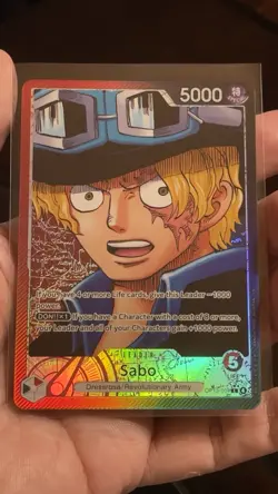 Sabo OP13-004 Leader Alt Art - One Piece Card Game - Image 1