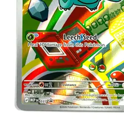 Bulbasaur 037 Pokemon Card Near Mint NM ME Promo - Image 5