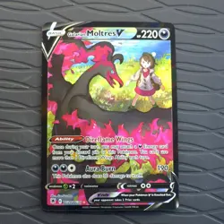 Galarian Moltres V TG20/TG30 Astral Radiance Trainer Gallery NM Pokemon Card - Image 1