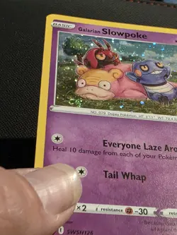 Galarian Slowpoke SWSH126 SWSH: Sword & Shield Promo Card Double Swirl - Image 3