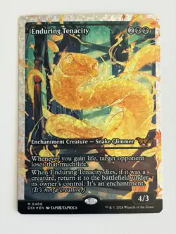 Enduring tenacity (fracture foil) - English - MTG DSK Duskmourn: House of Horror - Image 5