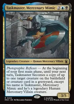 1x Taskmaster, Mercenary Mimic - Foil NM Eng MTG - Marvel Super Heroes - Image 1