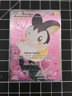 Emolga [Full Art Rare] #RC23/RC25 | 2013 Pokemon Legendary Treasures (LP) {2} - Image 1
