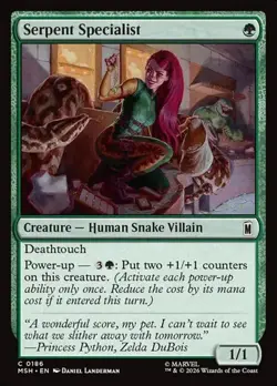 1x Serpent Specialist - Foil NM Eng MTG - Marvel Super Heroes - Image 1