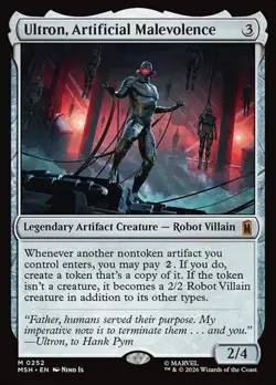 1x Ultron, Artificial Malevolence - Foil NM Eng MTG - Marvel Super Heroes - Image 1