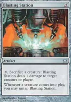 [1x] Blasting Station Slight Play, English Fifth Dawn MTG Magic - Image 1