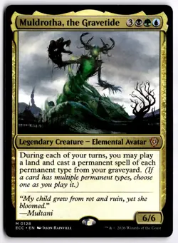 Muldrotha, the Gravetide NM ECC Commander: Lorwyn Eclipsed MTG - Image 1