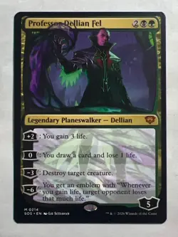 MTG - Professor Dellian Fel - Secrets of Strixhaven - Mythic - NM - Magic the Ga - Image 1