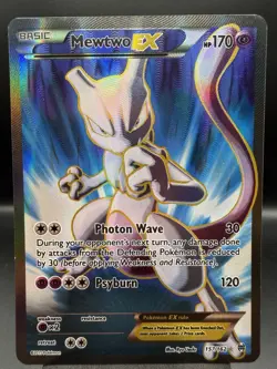 Mewtwo EX 157/162 Ultra Rarre BREAKthrough Pokemon LP - Image 1