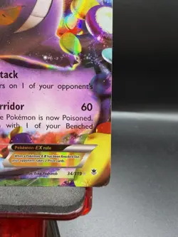 Pokemon 2014 XY Phantom Forces Gengar EX #34/119 Rare Holo MP - Image 4