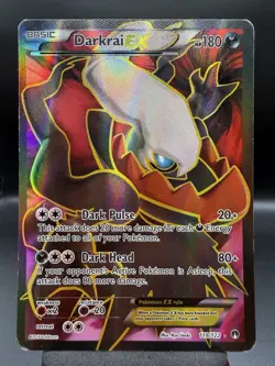 Darkrai EX - 118/122 - Pokemon Breakpoint XY Full Art Ultra Rare Card MP - Image 1