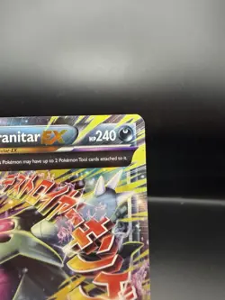 Mega M Tyranitar EX 43/98 XY Ancient Origins Holo Ultra Rare 2015 Pokemon HP - Image 3