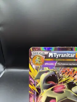 Mega M Tyranitar EX 43/98 XY Ancient Origins Holo Ultra Rare 2015 Pokemon HP - Image 2