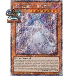 Yugioh! 1x Lovely Labrynth of the Silver Castle RA04-EN295 Platinum Secret Rare - Image 1