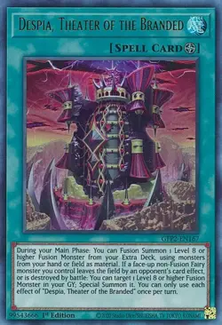 Despia, Theater of the Branded - GFP2-EN167 - NM - Ultra Rare - 1st ed - Yugioh - Image 1