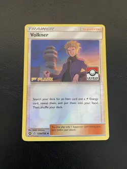 Volkner 1st Place 135a/156 Pokemon TCG League Challenge Promo - Image 1