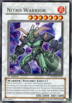 1x (P) Nitro Warrior - DP08-EN013 - Rare - 1st Edition YuGiOh - Image 1