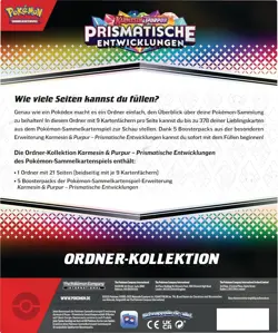 Pokemon Prismatische Entwicklungen Ordner Kollektion DEUTSCH Prismatic NEU/OVP✅ - Image 3