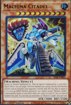 1X NM Machina Citadel - SR10-EN001 - Ultra Rare 1st Edition - yugioh tcg - Image 1