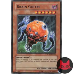 Yugioh Brain Golem RGBT-EN027 Rare LP - Image 1