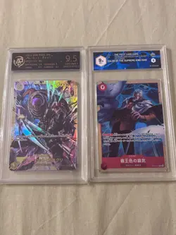FAST SELL!!!! ONE PIECE TCG - BULK WITH GRADED CARS - LUFFY/SHANKS/ACE/BUGGY/LAW - Image 2