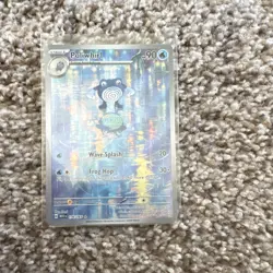 Pokemon Poliwhirl Illustration Rare Holo Card Scarlet & Violet 151 176/165 - Image 1