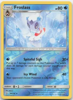 Froslass 38/236 Reverse Holo SM - Unified Minds Pokemon Card NM - Image 1