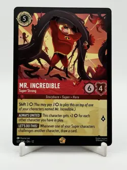 Mr. Incredible - Super Strong Wilds Unknown 127/204 NM Lorcana Card - Non Foil - Image 1