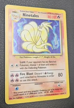 Ninetales 12/102 * Pokemon Card Holo 1999 - Image 2