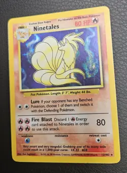 Ninetales 12/102 * Pokemon Card Holo 1999 - Image 3
