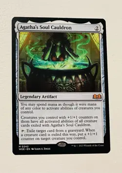 Magic: The Gathering Agatha's Soul Cauldron Card Wilds of Eldraine, #242 Regular - Image 1