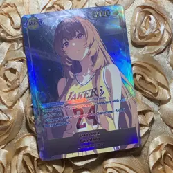 Raphtalia The Rising of the Shield Hero LA LAKERS ACG Anime Waifu Holo Girl Card - Image 1