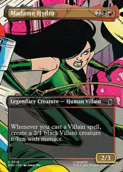 1x Madame Hydra - Foil Extended Art NM Eng MTG - Marvel Super Heroes - Image 1